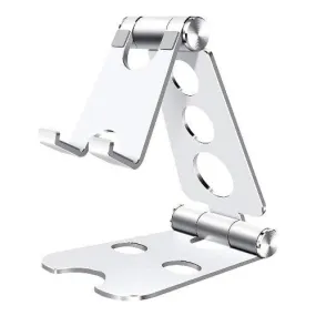 Silver Foldable Stand - Most Phones and Tablets