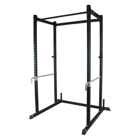 Adjustable Steel Power Rack Squat Cage with Chin-Up Bar