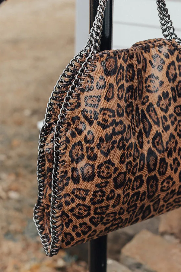 All Eyes On You Leopard Tote