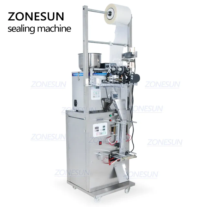 Automatic 2-50G Dry And Massive Power Filling Hardware Nut Automatic Powder Tea Surge Sealing Packing Machine