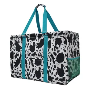 Black Cow Turquoise NGIL Mega Shopping Utility Tote Bag