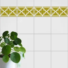 Coaley Tile Border Stencil