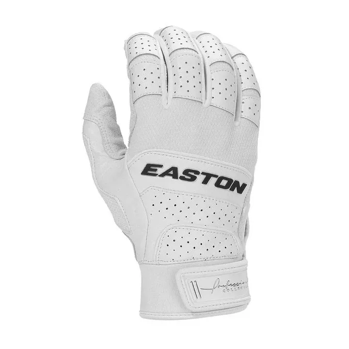 Easton Professional Collection Batting Gloves - Large - White