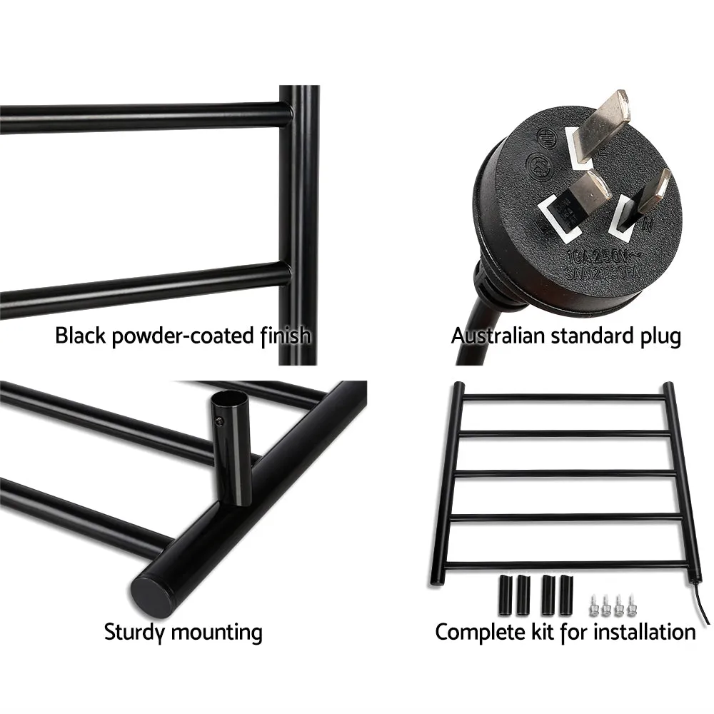 Energy-Efficient 5-Bar Electric Heated Towel Rail by Devanti