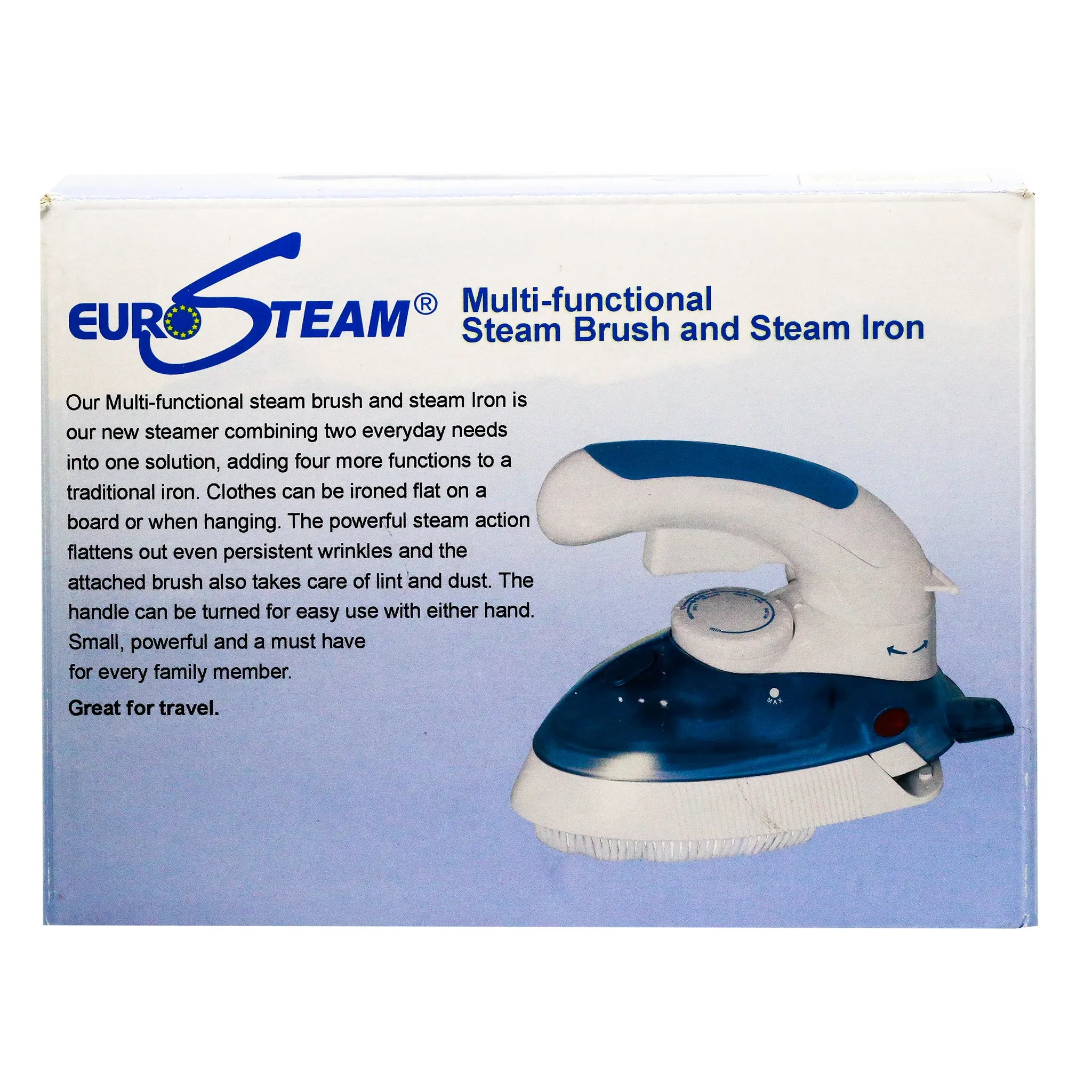 Eurosteam® Multi Brush and Travel Steam Iron