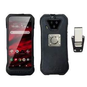 Fitted Leather Case w/ Belt Clip for Kyocera DuraForce Ultra 5G E7110