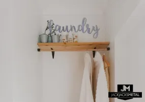 Laundry Word Wall Art Sign