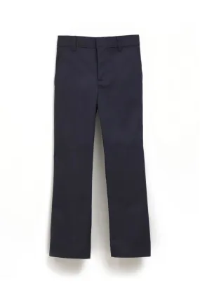 Mens Premium Label Navy Flat Front Pants