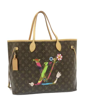 Monogram Neverfull GM Tote Bag Takashi Murakami M95560