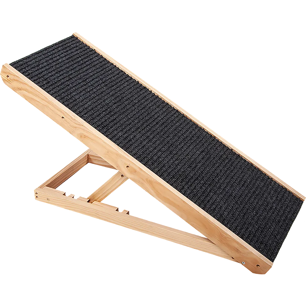 Portable Adjustable Pet Ramp with Non-Slip Surface