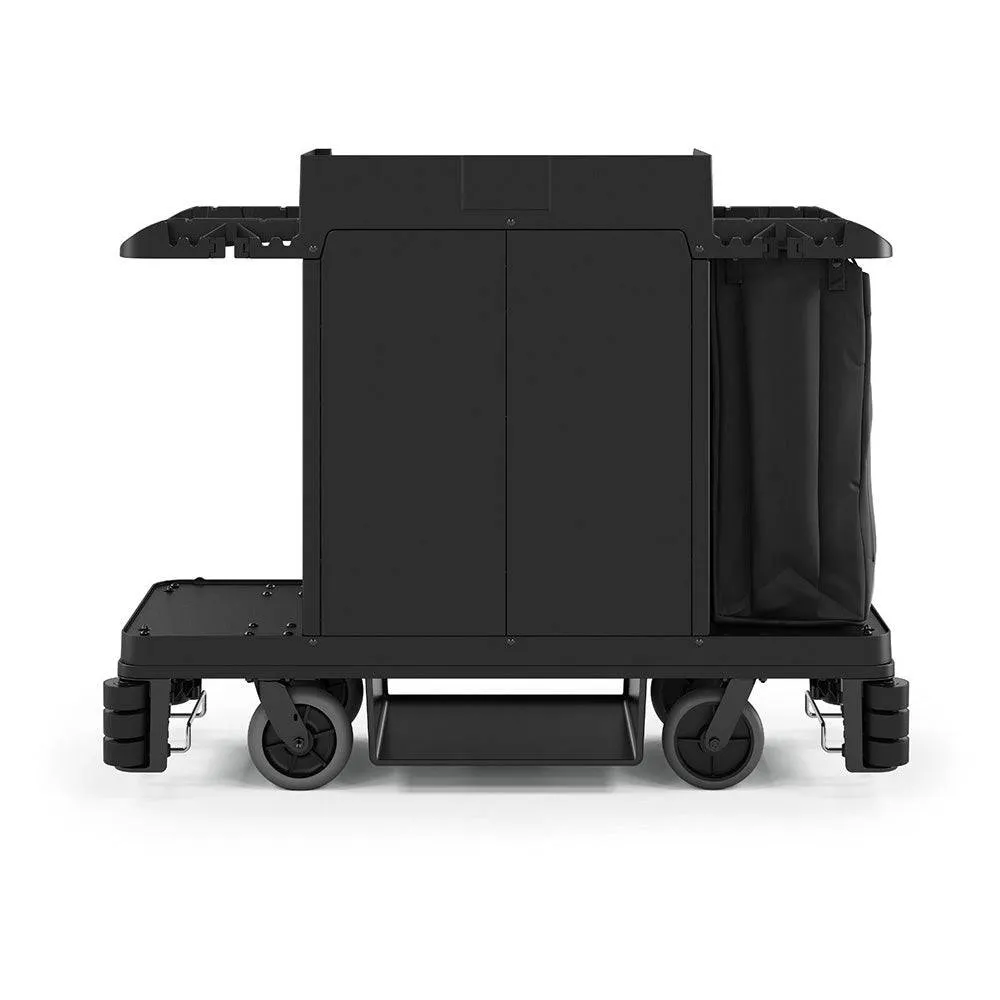 Premium Housekeeping Cart, Black