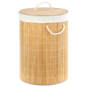 Round Bamboo Basket Natural