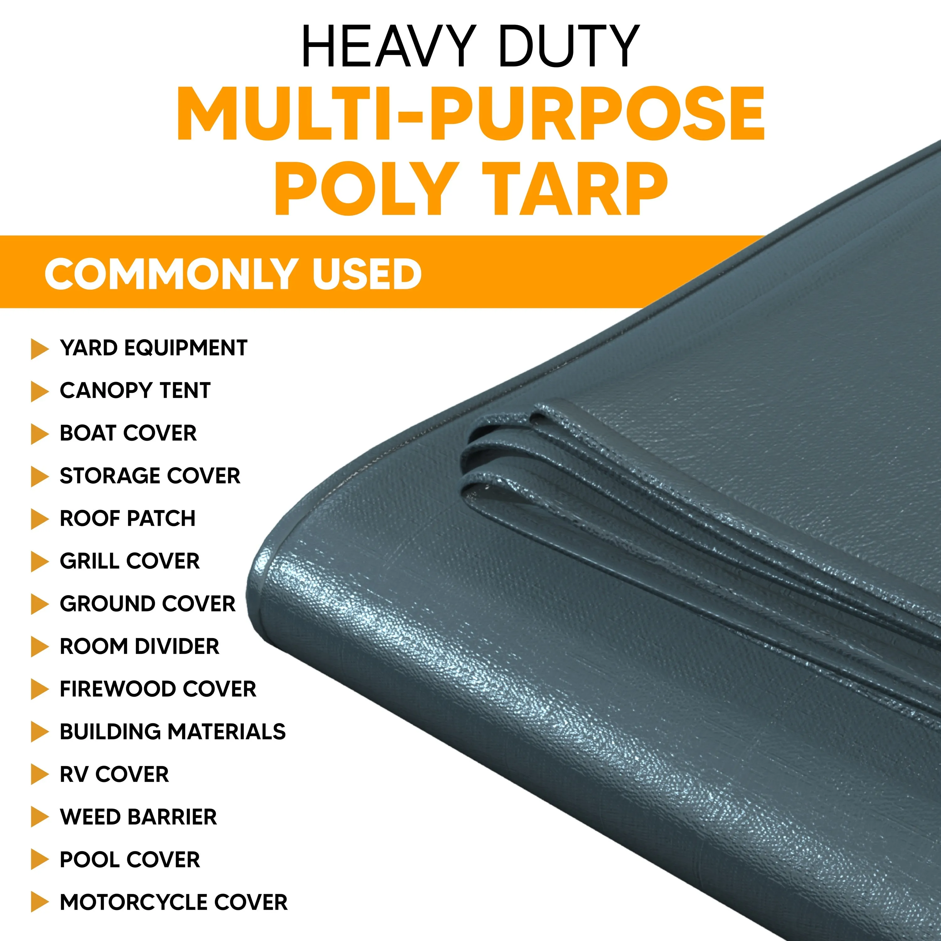 Silver Poly Tarps