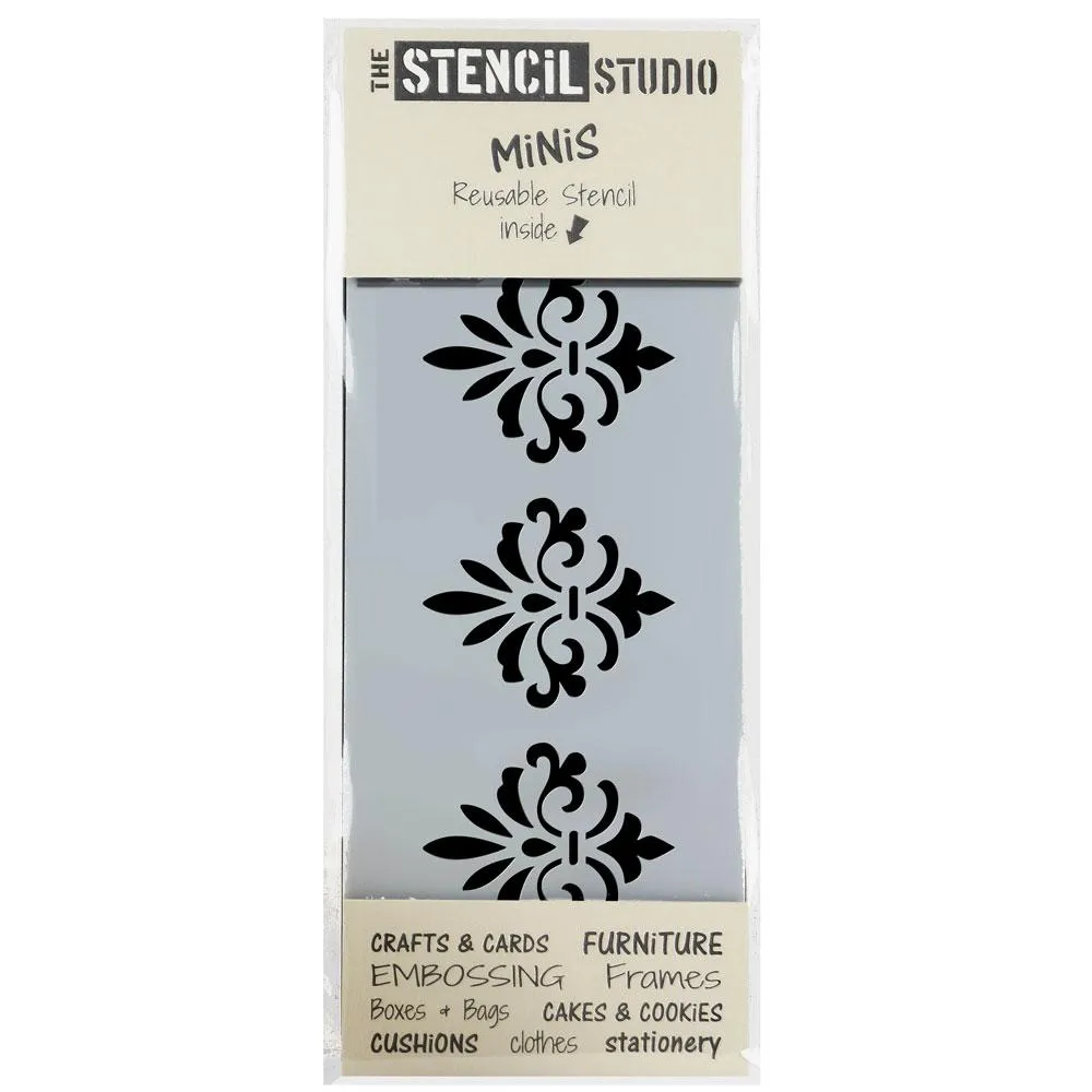 Stencil MiNiS - Damask Border - 20% off 4 