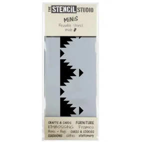 Stencil MiNiS - Sawtooth Border - 20% off 4 