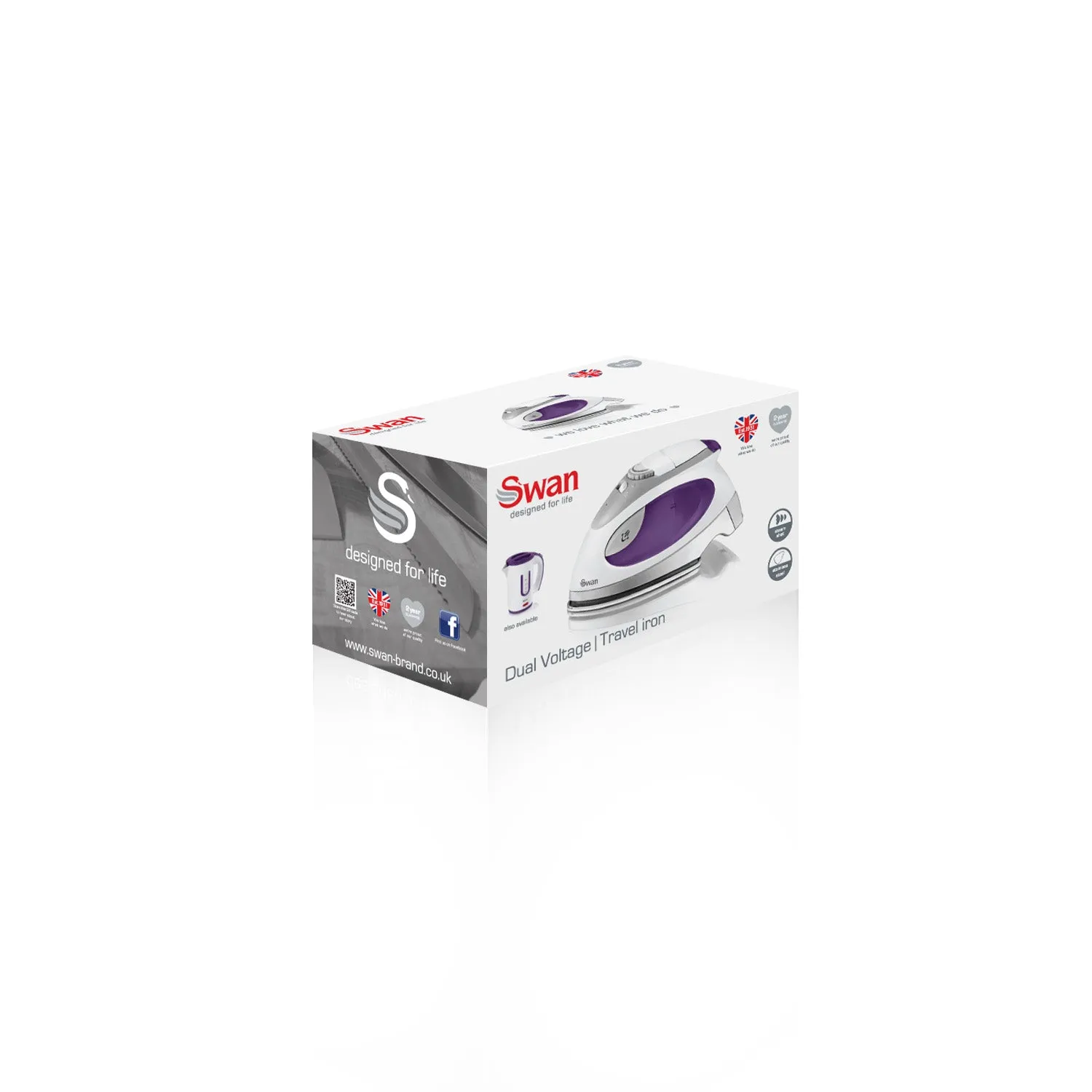 Swan 900W Travel Iron with Pouch