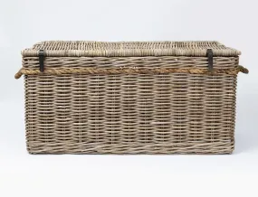 Wicker Blanket Basket Large