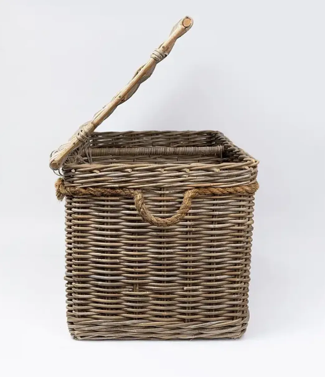 Wicker Blanket Basket Large