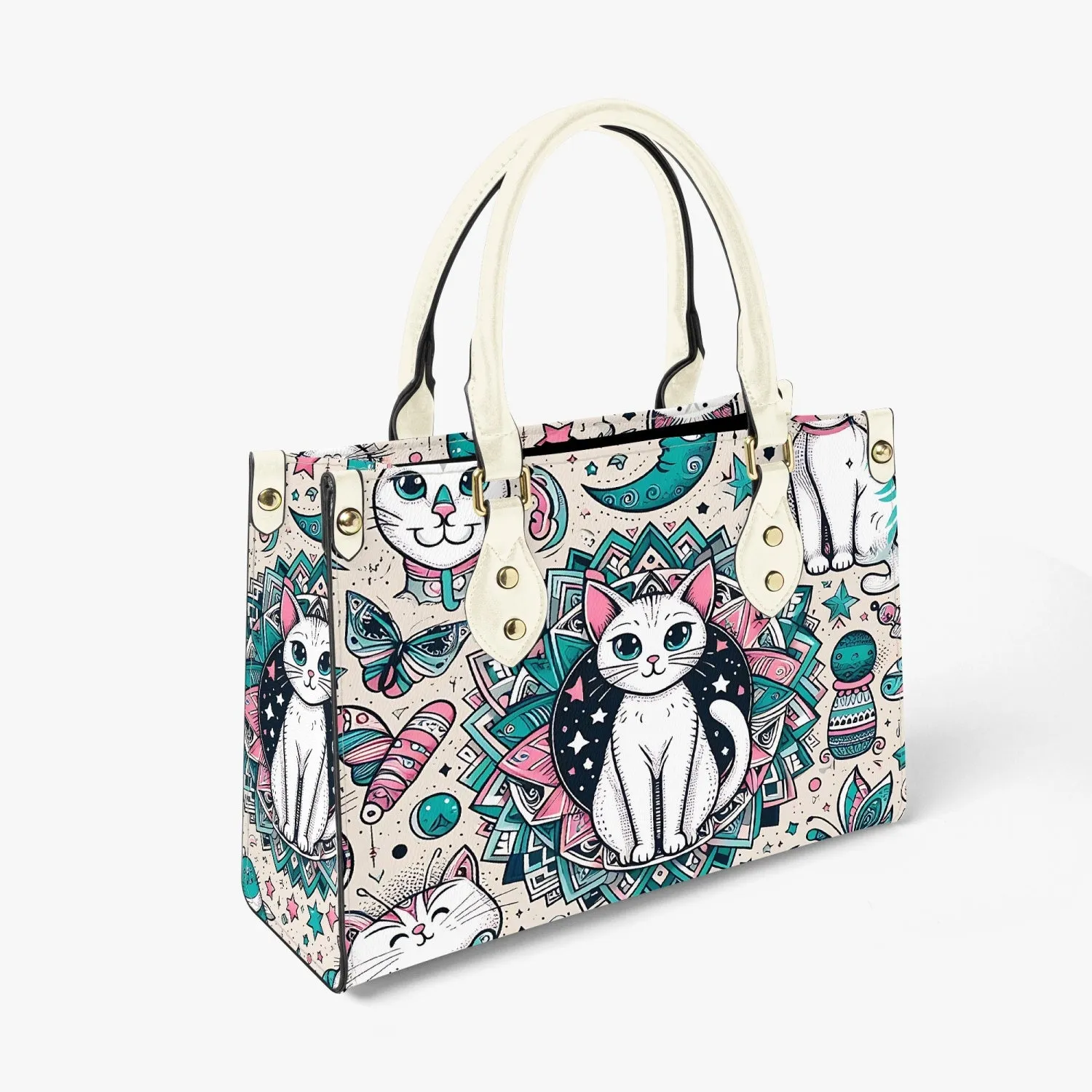 Women's Tote Bag - Long Strap - Cats