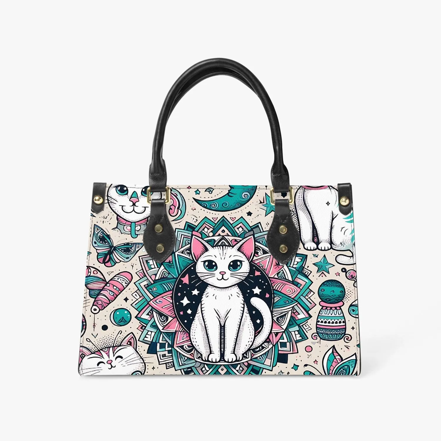 Women's Tote Bag - Long Strap - Cats