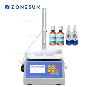 ZONESUN ZS-M90 Semi-automatic Digital Control CNC Weighing Liquid Cosmetic Serum Essential Oil Filling Machine Perfume Solution Filler