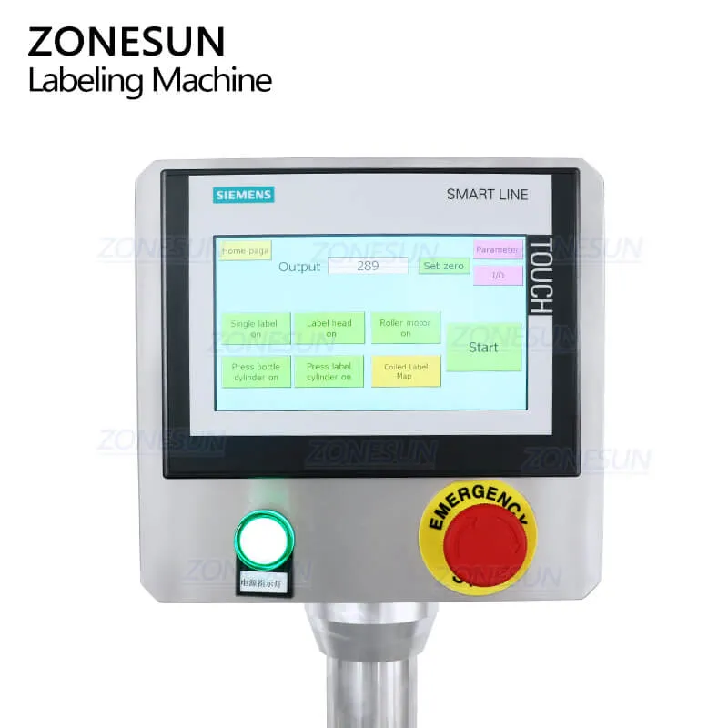 ZONESUN ZS-TB260RA Automatic Hot Sauce Jam Jar Round Bottle Tamper Evident Bottle Cap& Body Self-adhesive Sticker Labeling Machine Label Applicator Machine