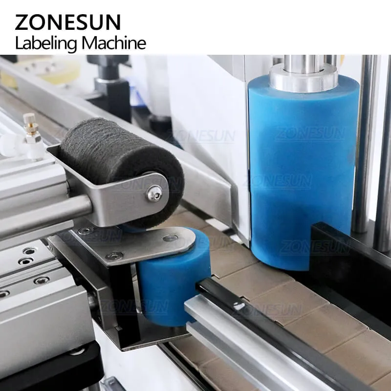 ZONESUN ZS-TB260RA Automatic Hot Sauce Jam Jar Round Bottle Tamper Evident Bottle Cap& Body Self-adhesive Sticker Labeling Machine Label Applicator Machine