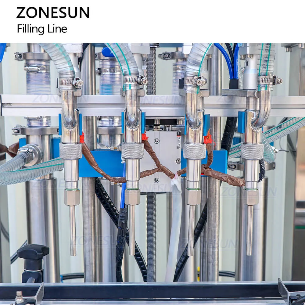 ZS-FAL180R9 Automatic Nail Polish Essential Oil Dropper Bottle Filling Capping Labeling Machine Production Line